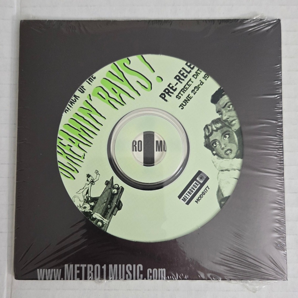 New Sealed The Screamin Rays Attack Promo CD 1999 Metrovox Rockabilly Swing